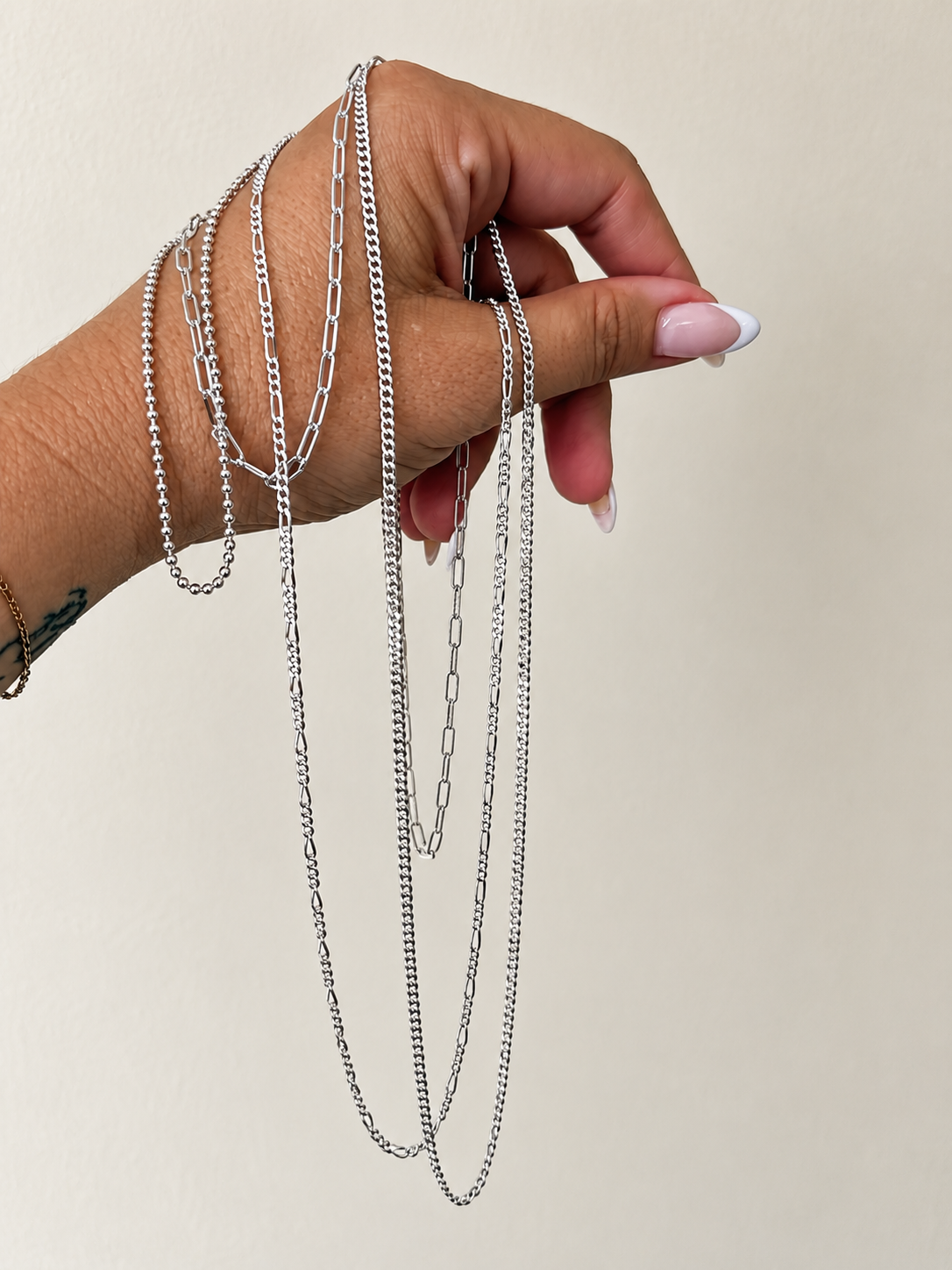 Sterling Silver Paperclip Necklace