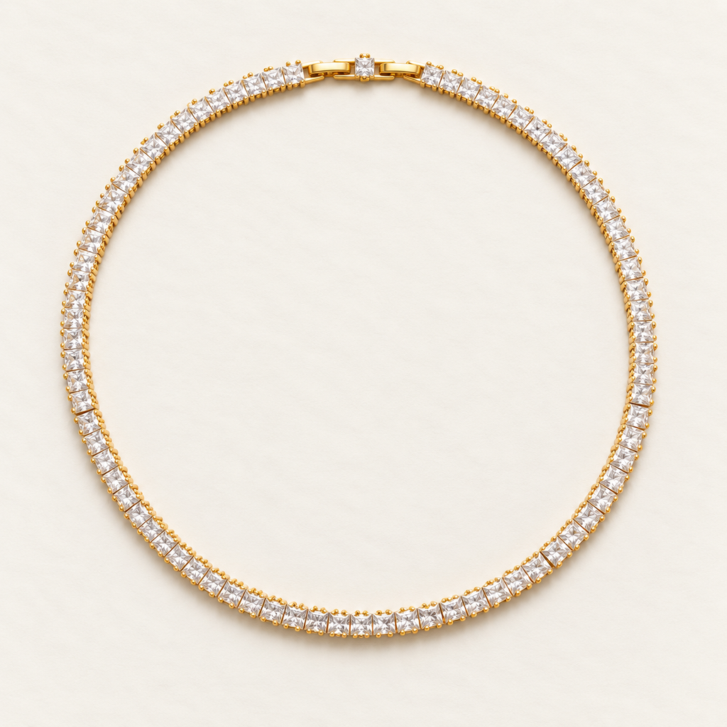 Cleo Tennis Necklace